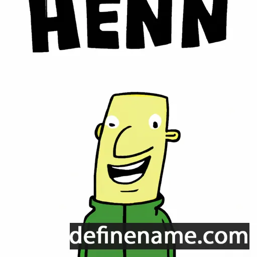 cartoon of the name Heini