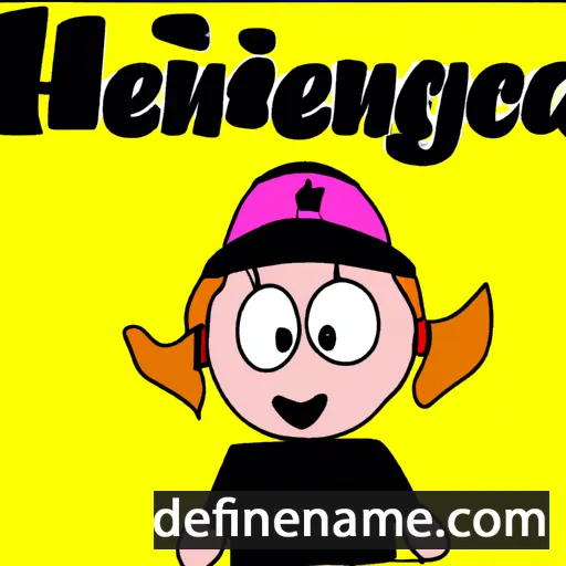 cartoon of the name Heinrica