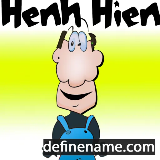 cartoon of the name Heinrihs