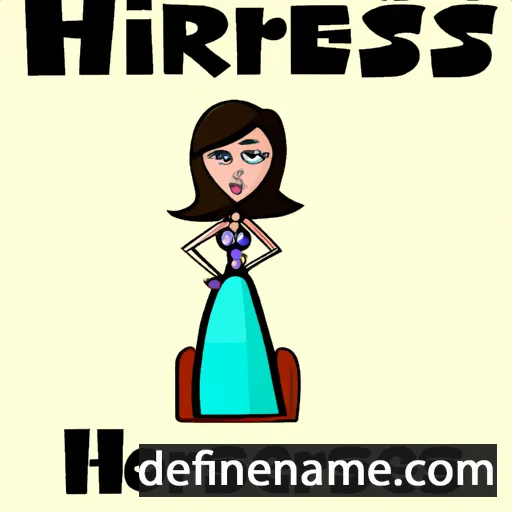 cartoon of the name Heiress