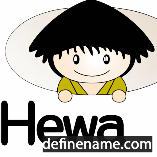 cartoon of the name Heiwa