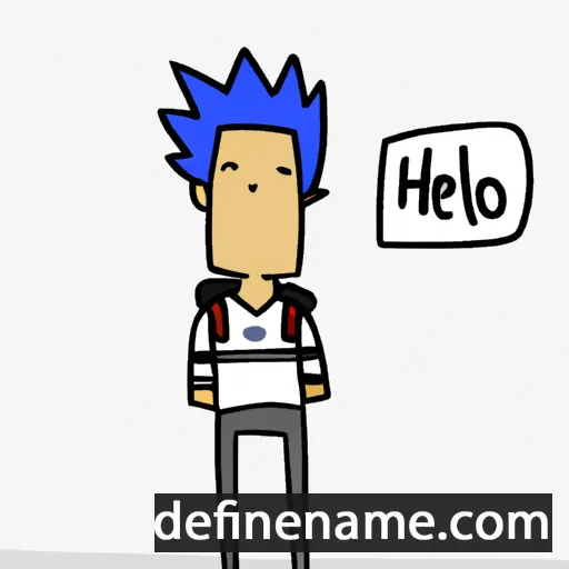 cartoon of the name Heizo