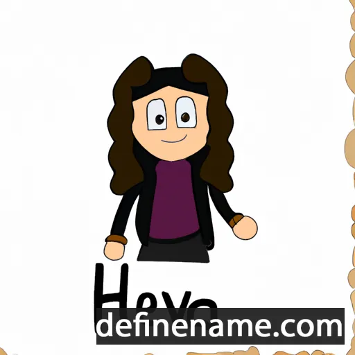 cartoon of the name Helava