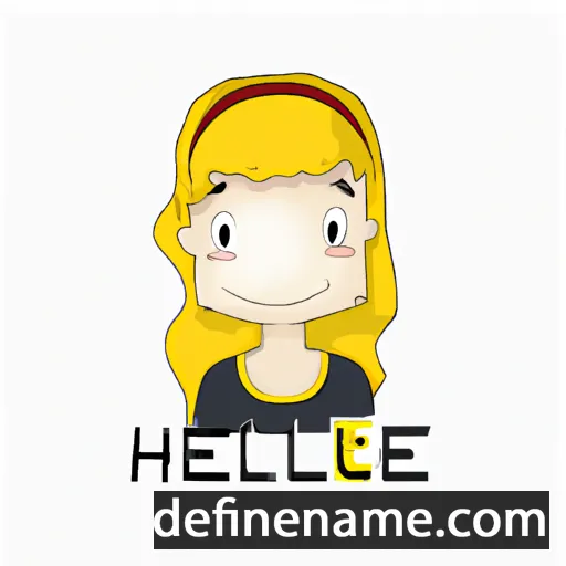 Heléne cartoon