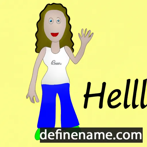 cartoon of the name Heleni