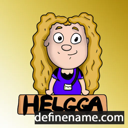 Helgá cartoon