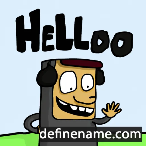 cartoon of the name Helgo