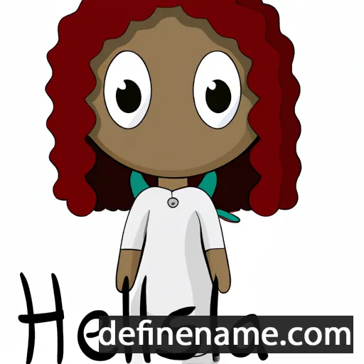 cartoon of the name Helisoa