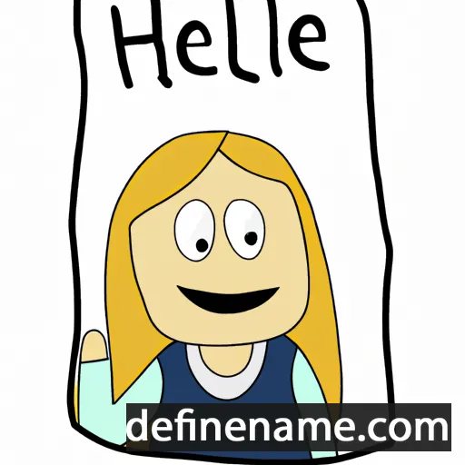 cartoon of the name Helje