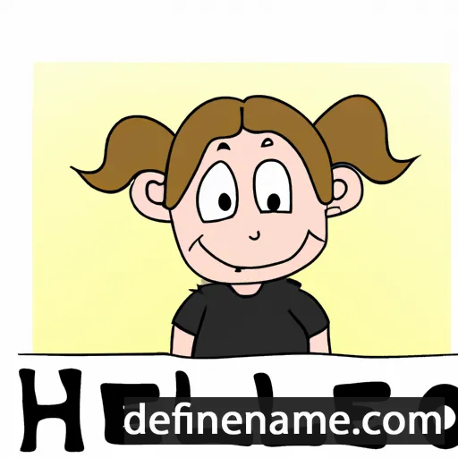 cartoon of the name Helle