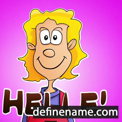 cartoon of the name Helle