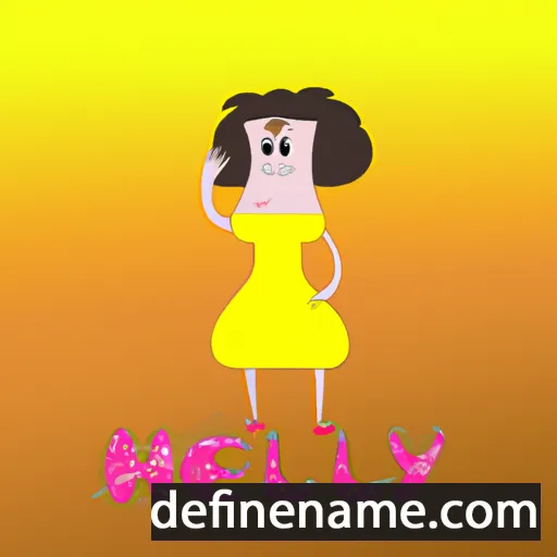 cartoon of the name Helly