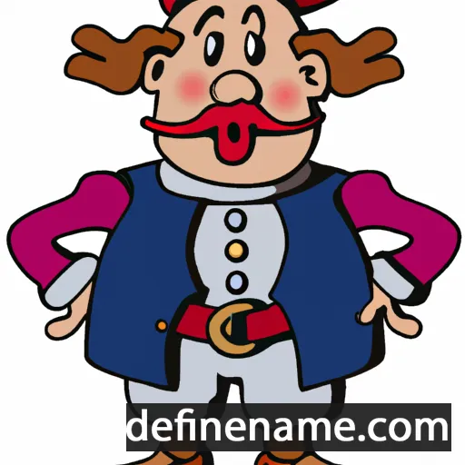 cartoon of the name Helvijs