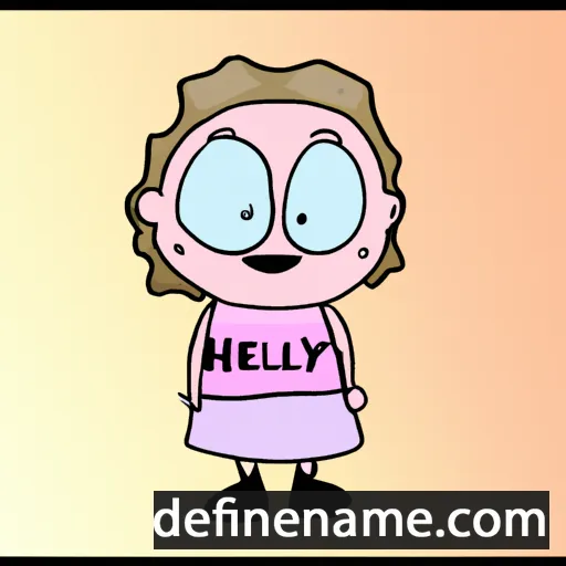 cartoon of the name Helyn