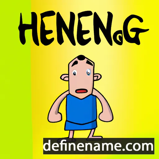 cartoon of the name Hemang