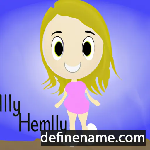 cartoon of the name Hemily