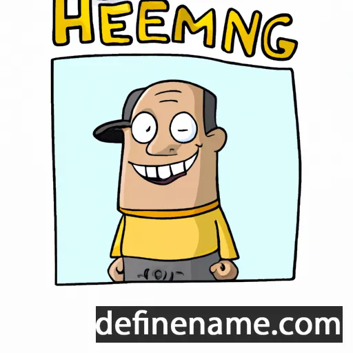 Heming cartoon