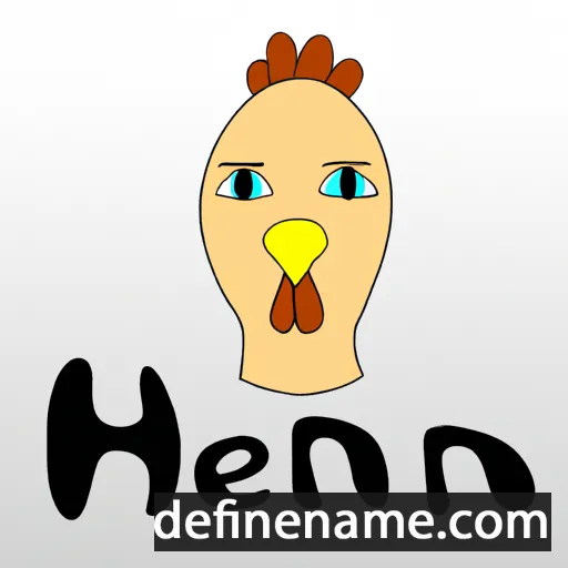 Hen cartoon