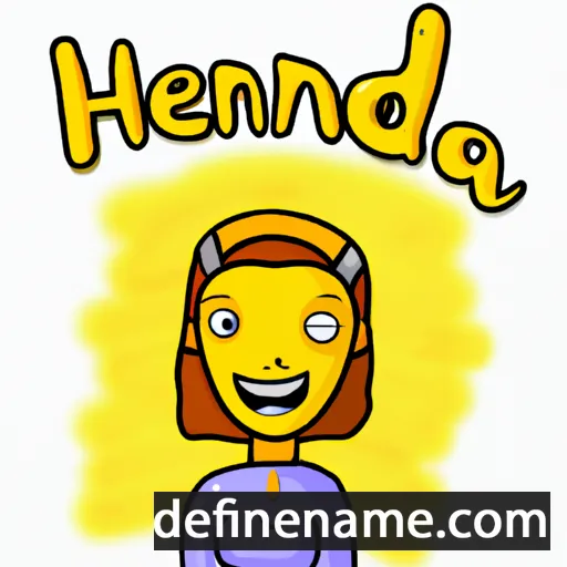 Hendina cartoon