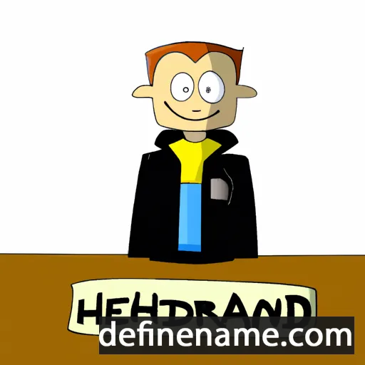 cartoon of the name Hendrich