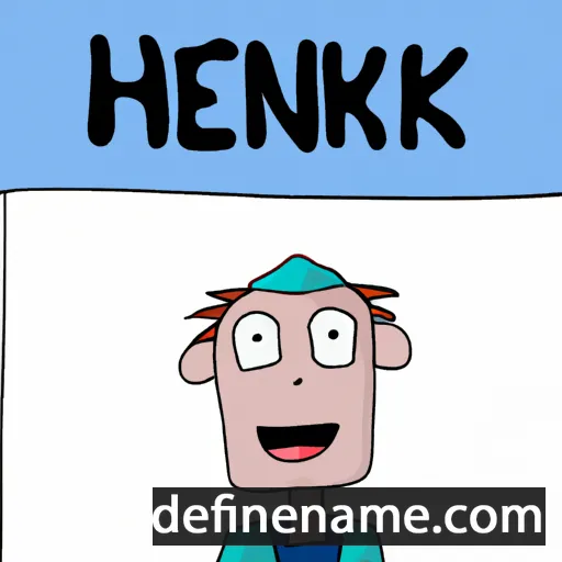 Heniek cartoon