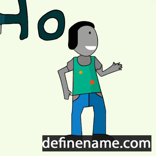 cartoon of the name Henio