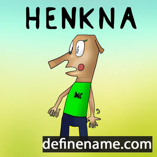 cartoon of the name Henkka