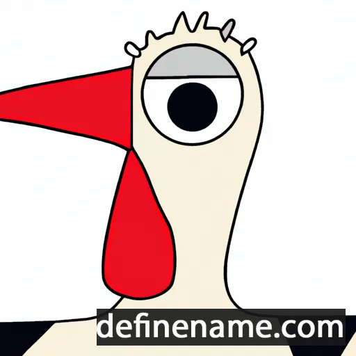 cartoon of the name Henný