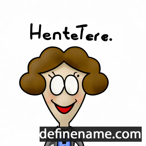 Henriete cartoon