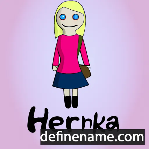 Henriika cartoon