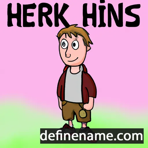 cartoon of the name Henriks