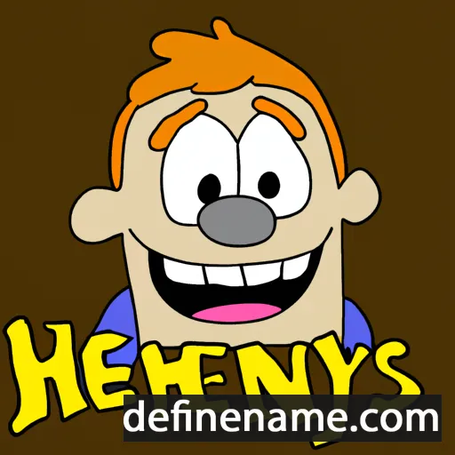 cartoon of the name Henryś