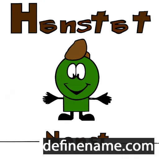 cartoon of the name Henutsen