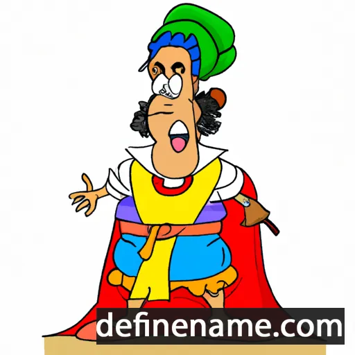 cartoon of the name Heráclio