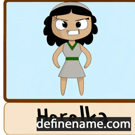 cartoon of the name Herakleia