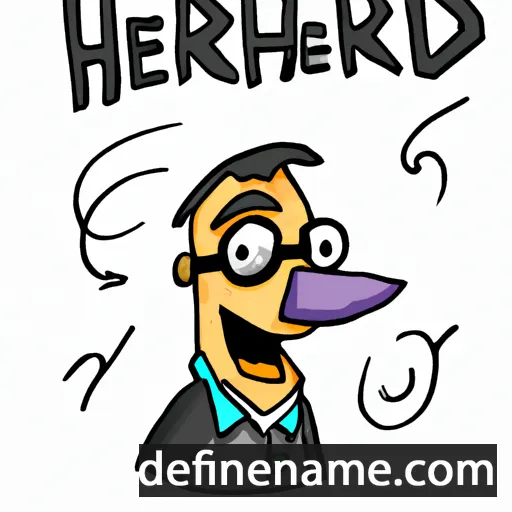 cartoon of the name Herbrandr