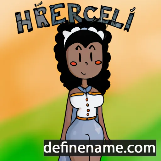 cartoon of the name Hercília