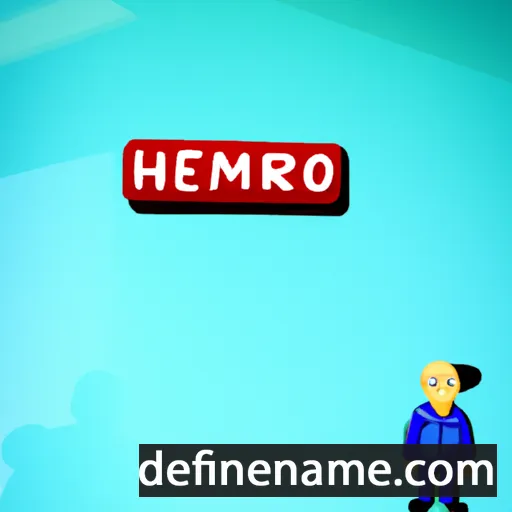 cartoon of the name Herimino