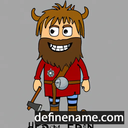 cartoon of the name Herjólfur