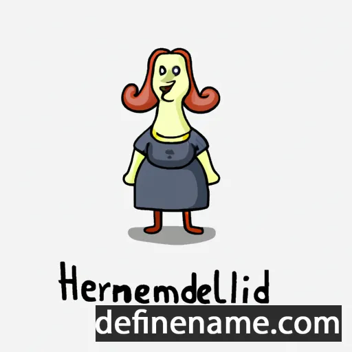 Hermelind cartoon