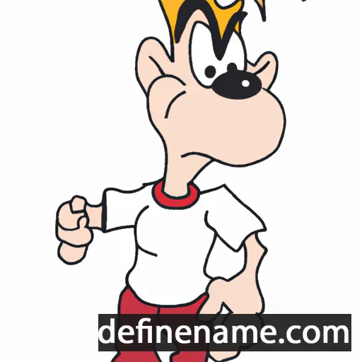 cartoon of the name Hermelindo