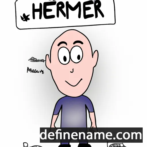 cartoon of the name Herméric