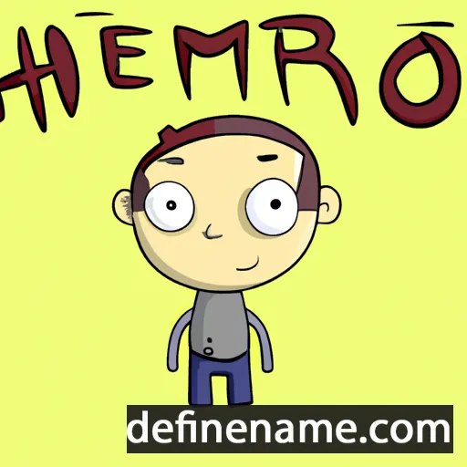 Hermenio cartoon