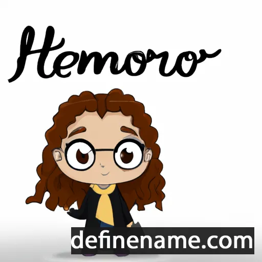 Hermíone cartoon