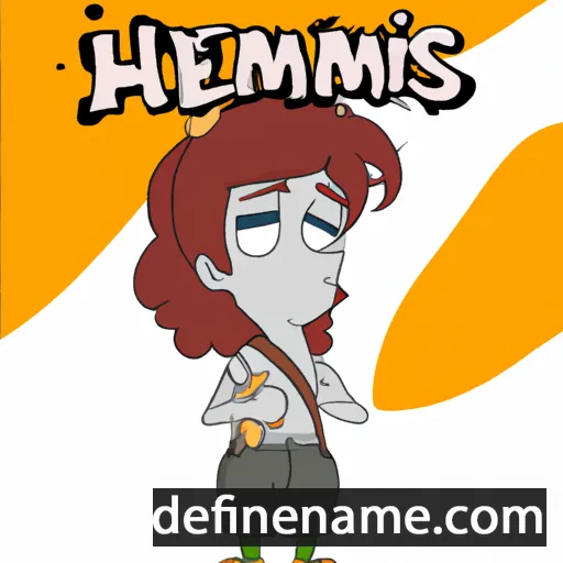 Hermiás cartoon