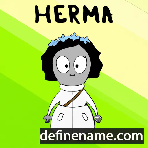 cartoon of the name Hermila