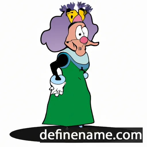 cartoon of the name Herminfrid