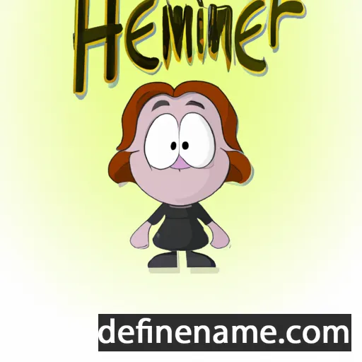 Herminie cartoon