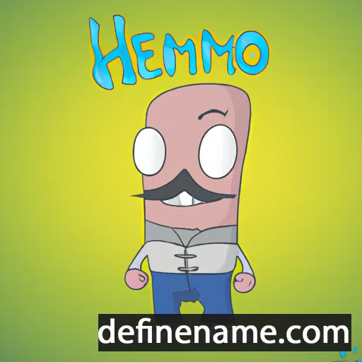 cartoon of the name Hermino