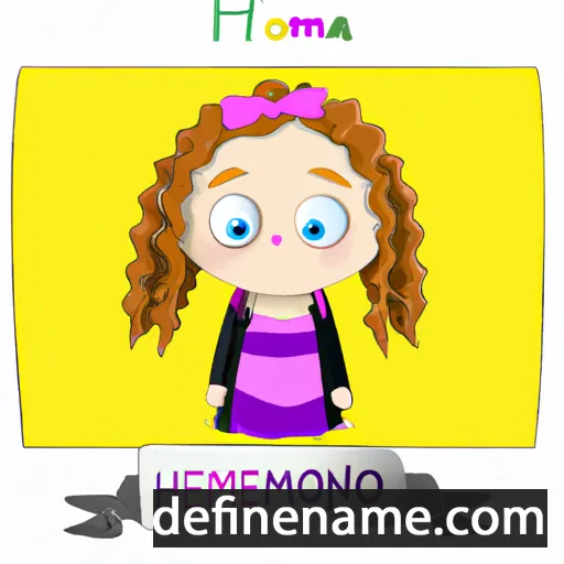 cartoon of the name Hermiona